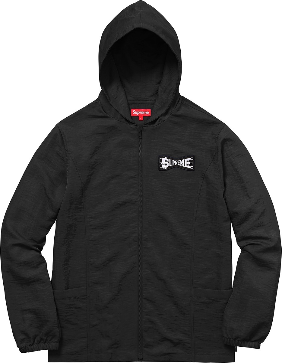 Skew Hooded Nylon Jacket view 6